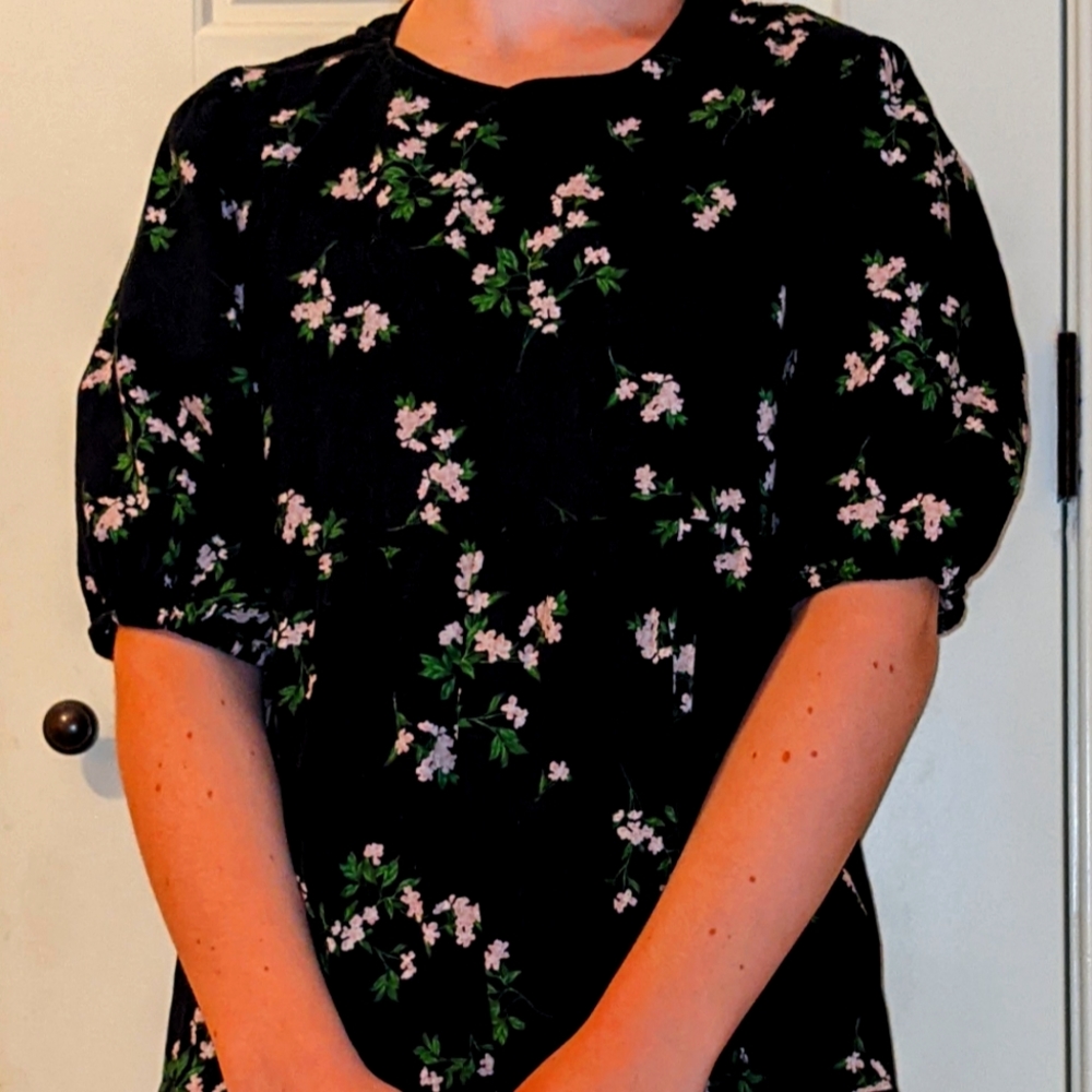 Girls flowered dress